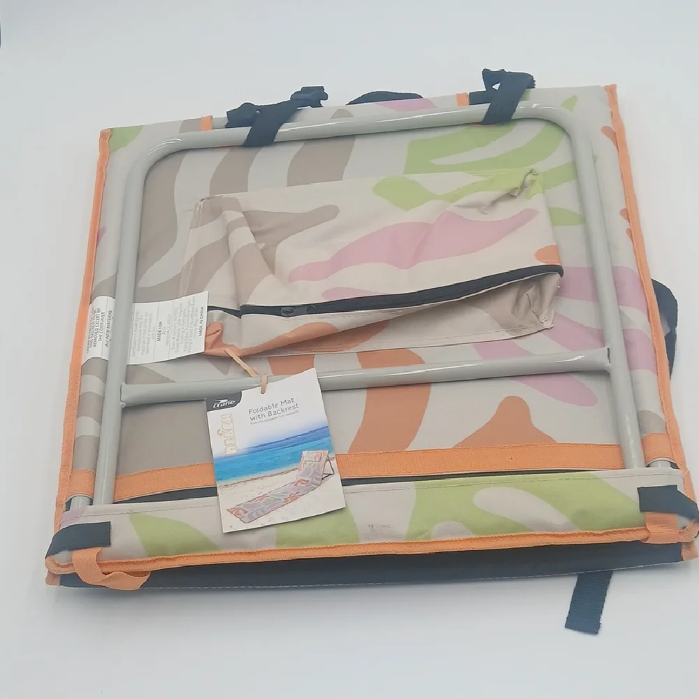 Beach Lounger with Backrest - Multicolor